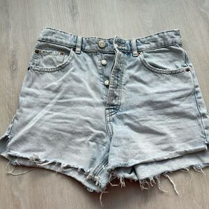 Zara denim shorts 6